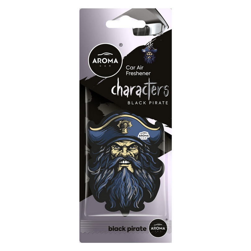Car Freshener Black Pirate